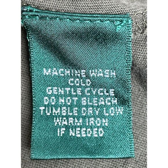 Ralph Lauren Army Green Crochet V Neck Tank Top Size Small - Picture 4 of 4